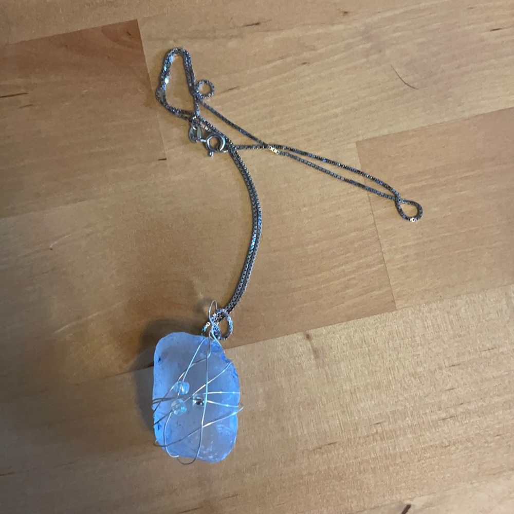 Sea glass necklace